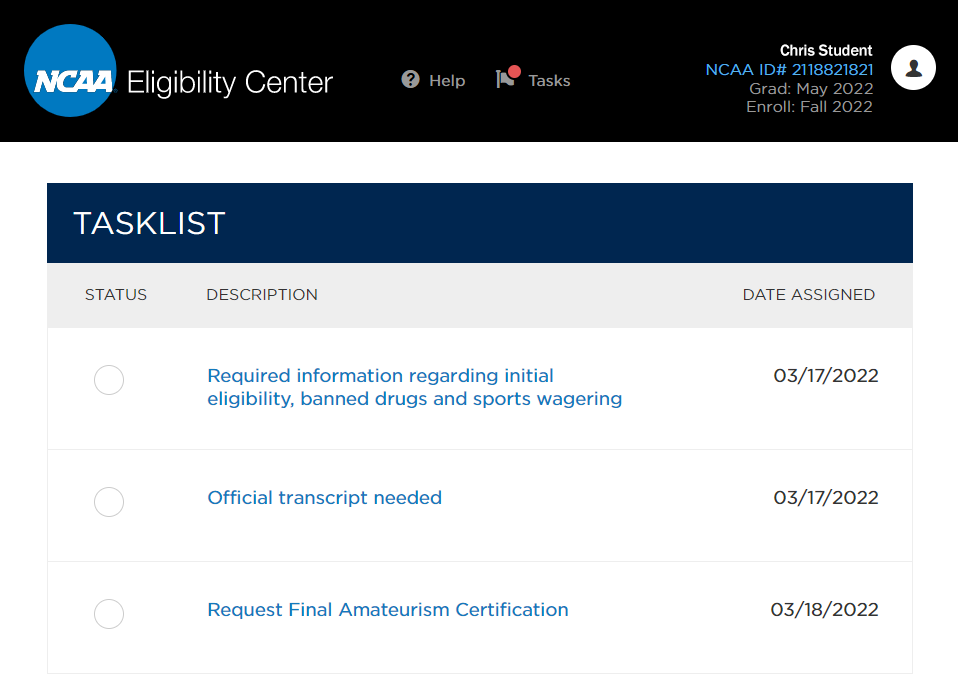 NCAA Eligibility Center